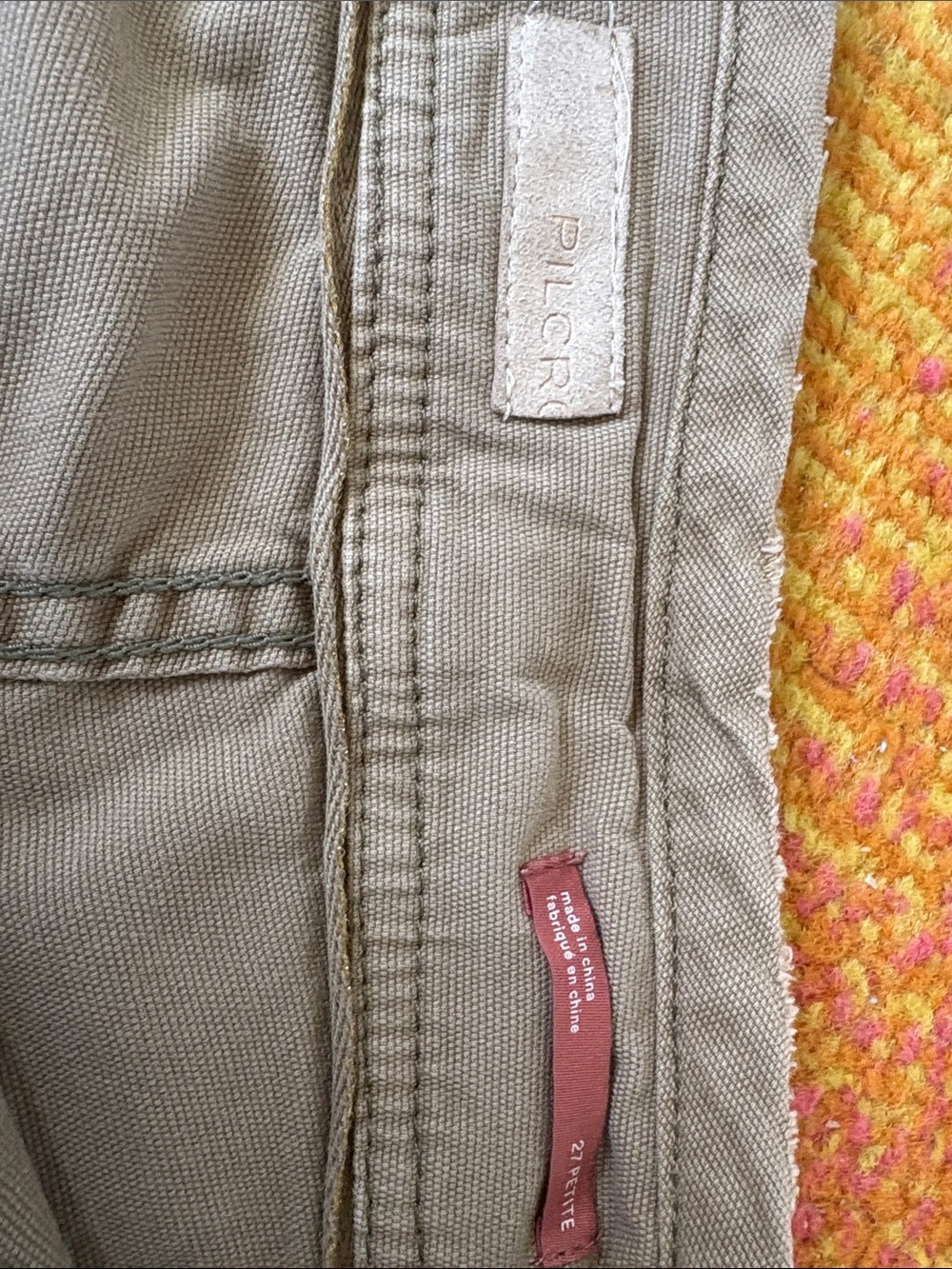 PILCRO Paint-Splatter Patch Utility Pants - Olive - Picture 3 of 3